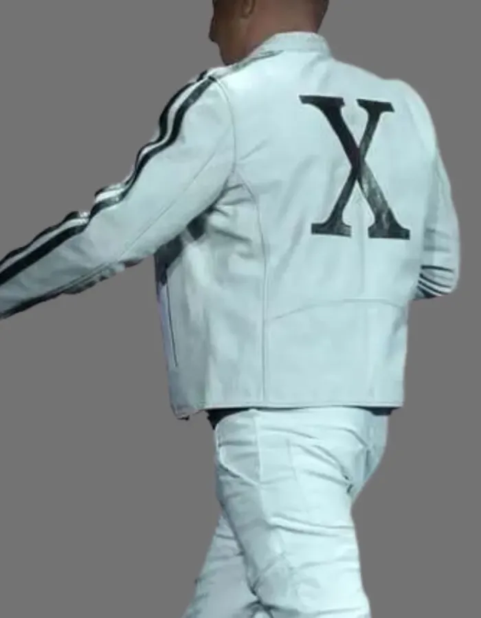 Fast X 2023 Vin Diesel (Dominic Toretto) White Leather Jacket