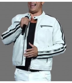Fast X 2023 Vin Diesel (Dominic Toretto) White Leather Jacket