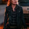 Fear the Walking Dead 2023 Kim Dickens (Madison Clark) Black Leather Jacket