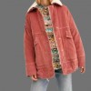 Ginny & Georgia Rebecca Ablack (Padma) Corduroy Maroon Jacket