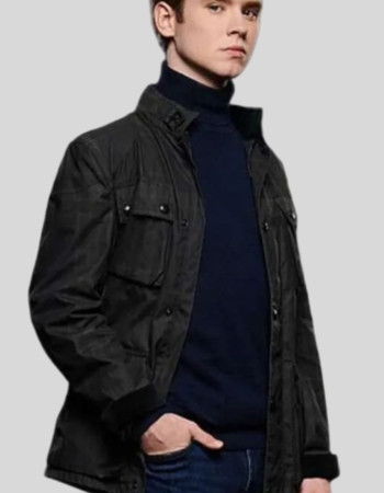 Gotham Knights Oscar Morgan (Turner Hayes) Cotton Black Jacket