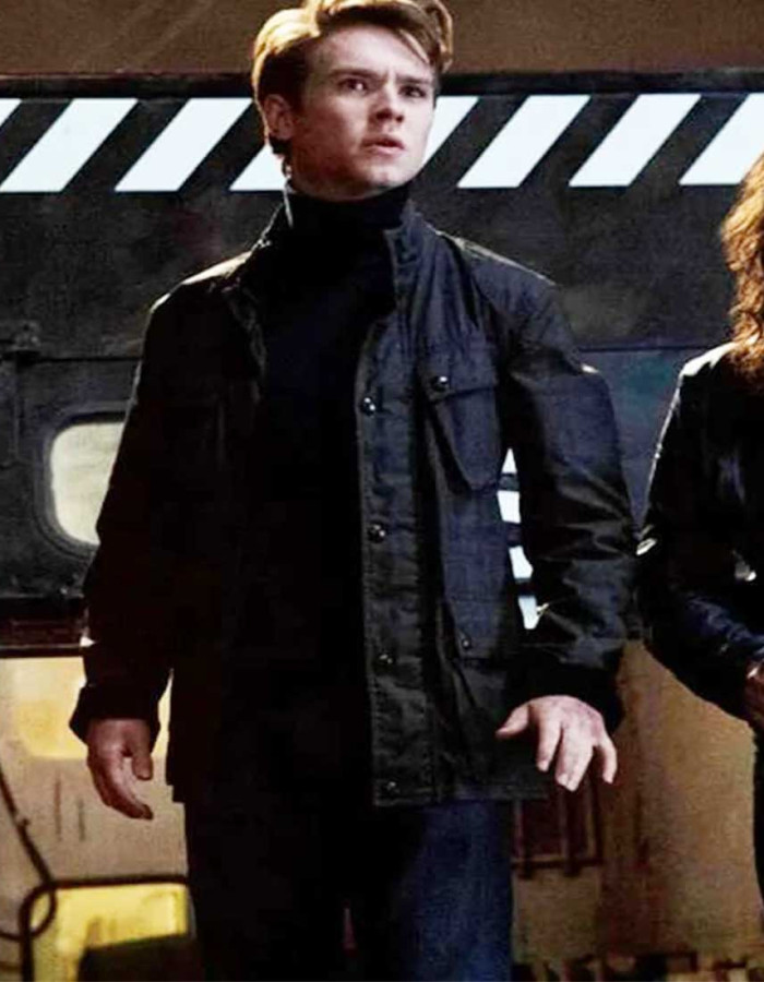 Gotham Knights Oscar Morgan (Turner Hayes) Cotton Black Jacket