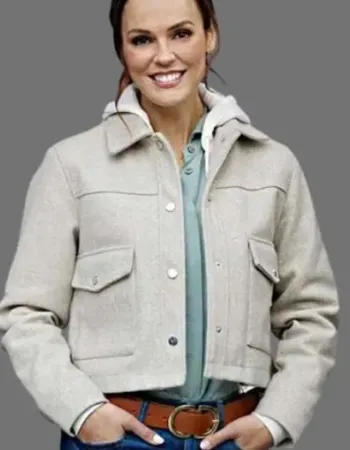 Hearts in the Game 2023 Erin Cahill (Hazel Miller) Wool Jacket