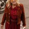 High Desert 2023 Patricia Arquette (Peggy) Brown Corduroy Jacket