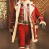 Red One J.k. Simmons Santa Claus Leather Coat