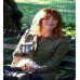 Sharper 2023 Julianne Moore (Madeline) Green Cotton Jacket