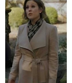 The Wedding Cottage 2023 Erin Krakow (Vanessa Doyle) Wool Coat