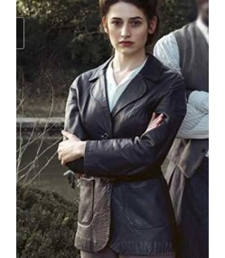 Transatlantic 2023 Deleila Piasko (Lisa Fittko) Black Leather Coat