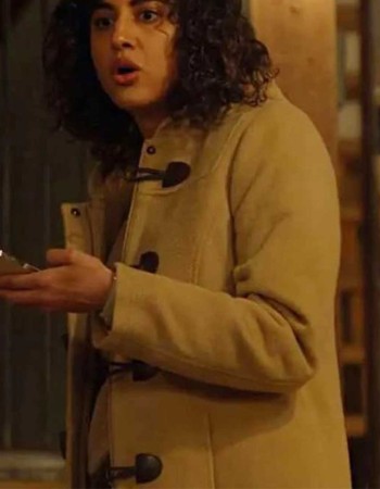 Animal Control 2023 Vella Lovell (Emily Price) Brown Wool Coat