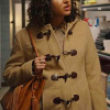 Animal Control 2023 Vella Lovell (Emily Price) Brown Wool Coat