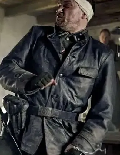 Blood & Gold 2023 Florian Schmidtke (Dorfler) Black Leather Jacket