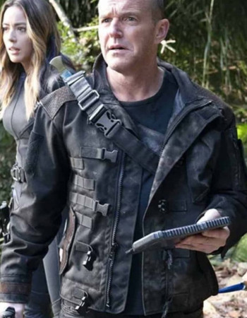 Agents Of Shield S07 Clark Gregg (Phil Coulson) Black Jacket