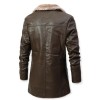 Argos Myth Brown Leather Trench Coat Argos Myth Brown Leather Trench Coat