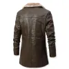 Argos Myth Brown Leather Trench Coat Argos Myth Brown Leather Trench Coat