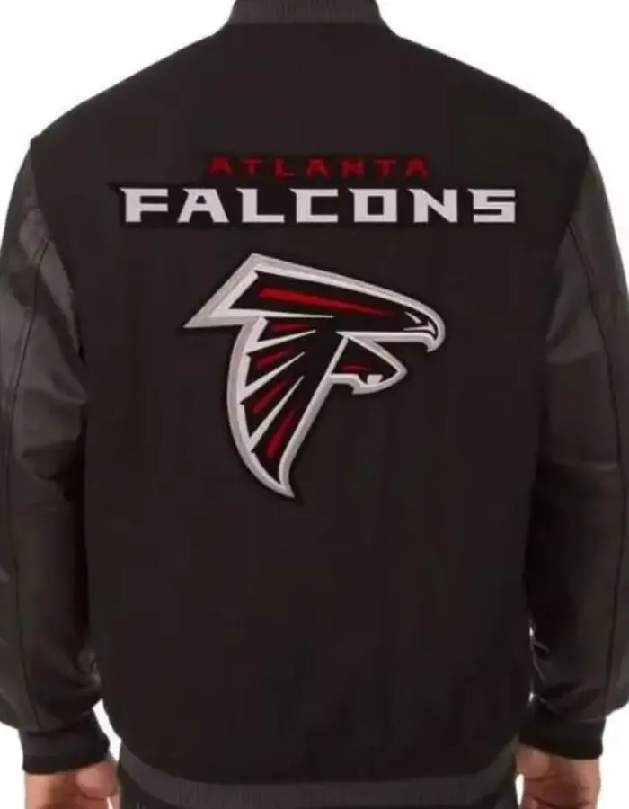 Atlanta Falcons Black Reversible Bomber Jacket