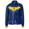 Batgirl Barbara Gordon Blue Leather Jacket 