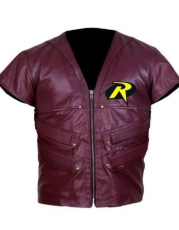 Batman Arkham City Robin Leather Vest