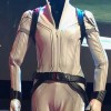Black Widow Scarlett Johansson White Leather Jacket