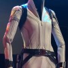 Black Widow Scarlett Johansson White Leather Jacket Black Widow Scarlett Johansson White Leather Jacket