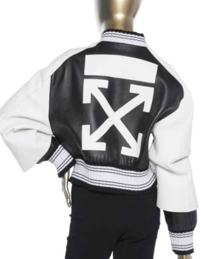 Bold and the Beautiful Paris Buckingham Bomber Leather Jacket Bold and the Beautiful Paris Buckingham Bomber Leather Jacket