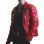BTS Jimin VIBE Red Leather Jacket