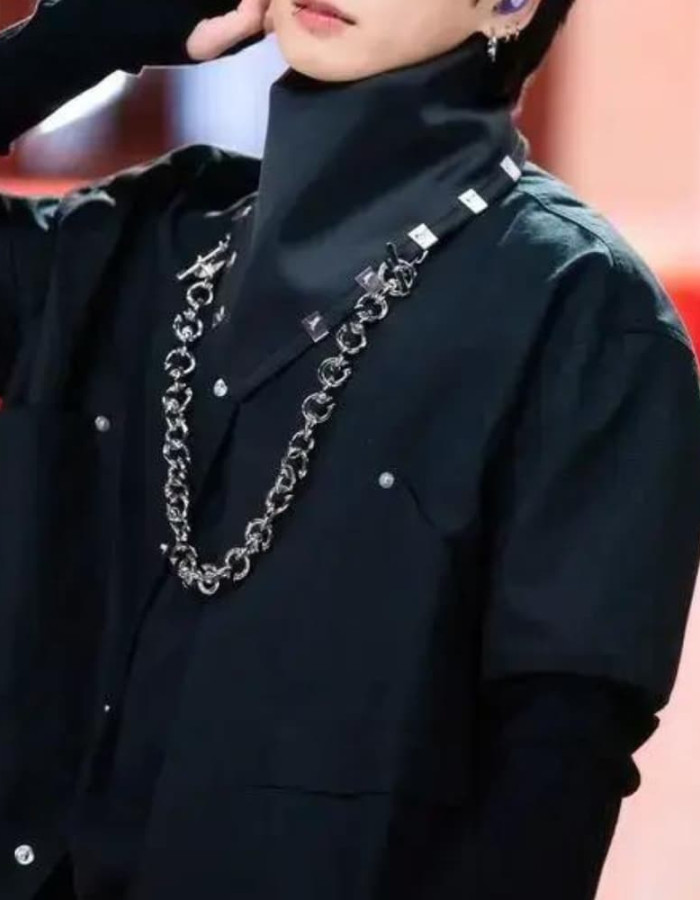 BTS Jung Kook Black Coat