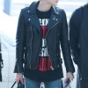 Bts Suga Black Motorcycle Leather Jacket Bts Suga Black Motorcycle Leather Jacket