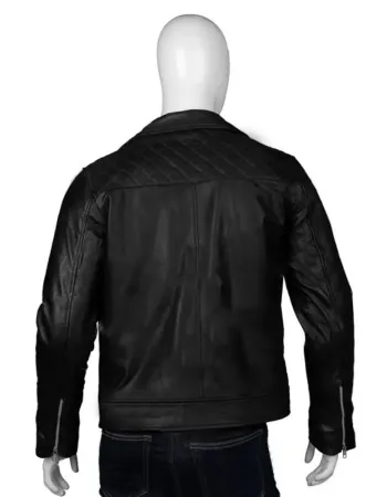 Dean Winchester Supernatural Black Biker Leather Jacket