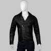 Dean Winchester Supernatural Black Biker Leather Jacket