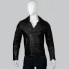 Dean Winchester Supernatural Black Biker Leather Jacket Dean Winchester Supernatural Black Biker Leather Jacket