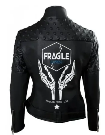 Death Stranding Fragile Express Black Leather Jacket