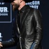 Donald Cerrone Python Black Leather Coat Donald Cerrone Python Black Leather Coat