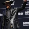 Donald Cerrone Python Black Leather Coat Donald Cerrone Python Black Leather Coat