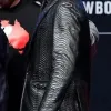 Donald Cerrone Python Black Leather Coat Donald Cerrone Python Black Leather Coat