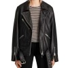 Emily In Paris Camille Black Biker Leather Jacket