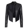 Emily in Paris Lily Collins (Emily Cooper) Black Leather Jacket