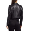 Emily in Paris Lily Collins (Emily Cooper) Black Leather Jacket Emily in Paris Lily Collins (Emily Cooper) Black Leather Jacket