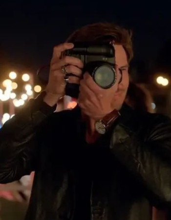 Emily In Paris Season 02 Gabriel Black Leather Jacket