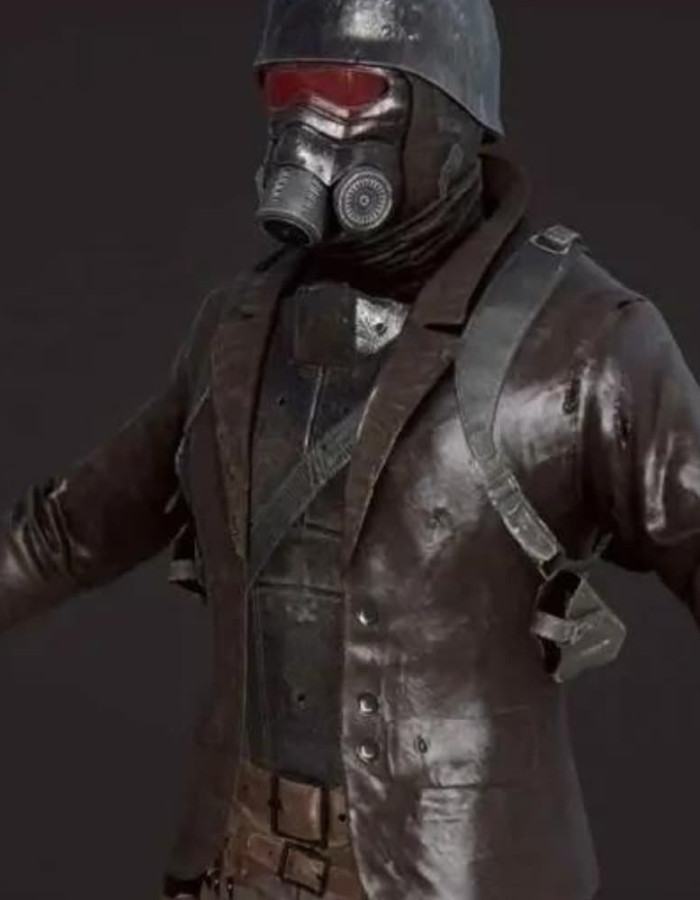 Fallout 4 Armor Scavenged Brown Leather Blazer