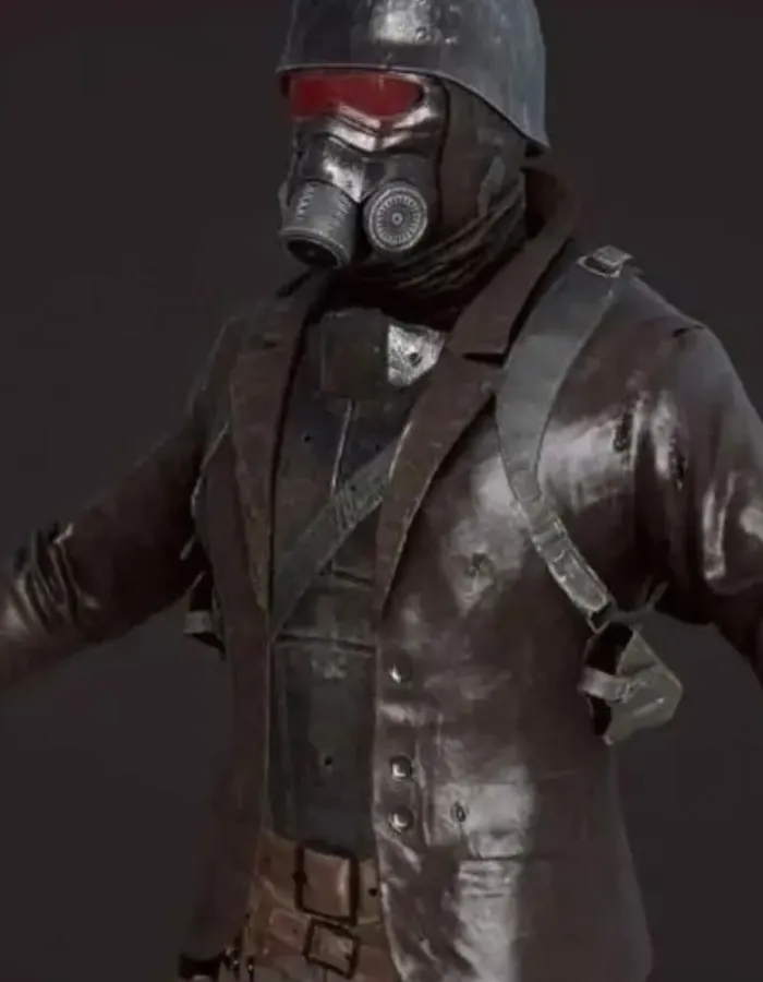 Fallout 4 Armor Scavenged Brown Leather Blazer