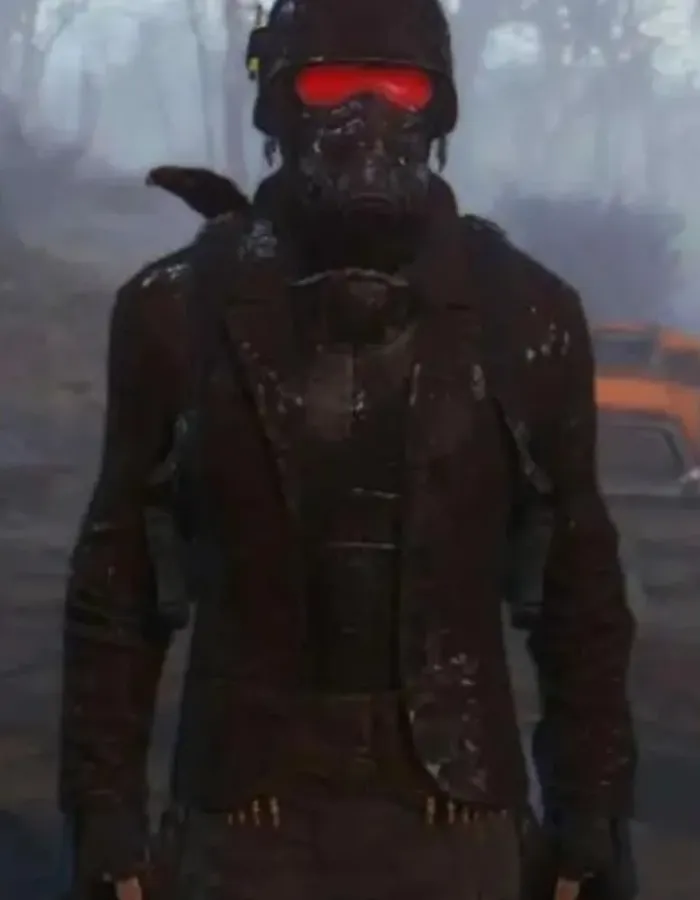 Fallout 4 Armor Scavenged Brown Leather Blazer