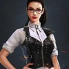 Free Fire Battleground Nikita Garena Black Leather Vest Free Fire Battleground Nikita Garena Black Leather Vest