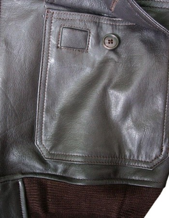 Men's G1 US Naval Flight Bomber Brown Leather Jacket
