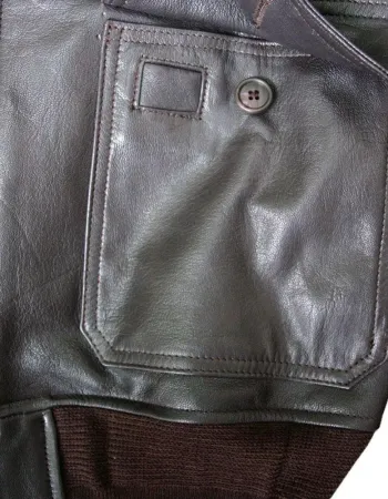 Men's G1 US Naval Flight Bomber Brown Leather Jacket Men's G1 US Naval Flight Bomber Brown Leather Jacket