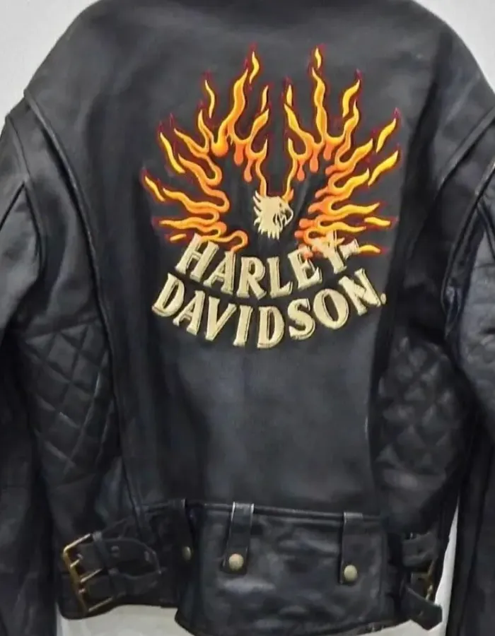 Harley Davidson New York Bella Hadid Black Jacket