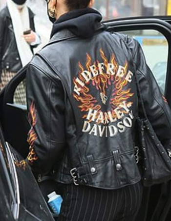 Harley Davidson New York Bella Hadid Black Jacket