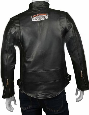 Harley Davidson Command Black Leather Jacket