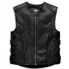 Harley Davidson Black Leather Vest