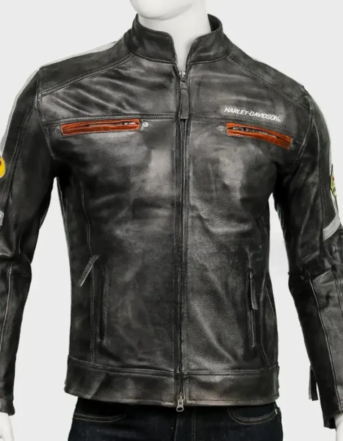 Harley Davidson Distressed Leather Jacket Harley Davidson Distressed Leather Jacket