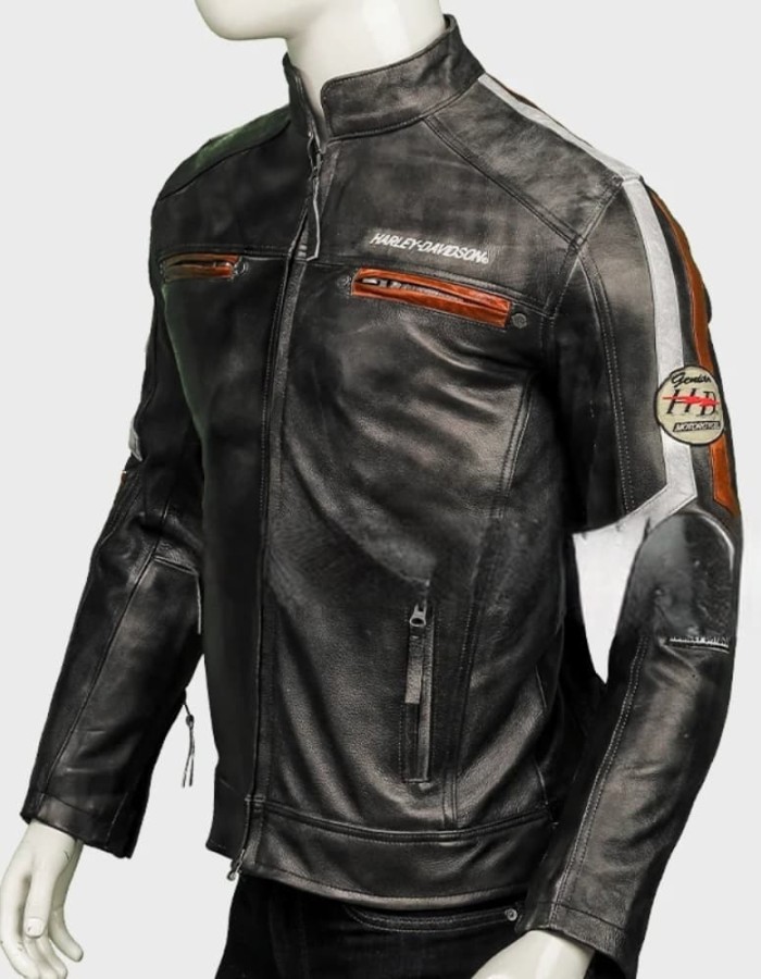 Harley Davidson Distressed Leather Jacket